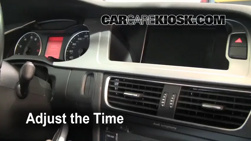 2009 Audi A4 Quattro 2.0L 4 Cyl. Turbo Clock
